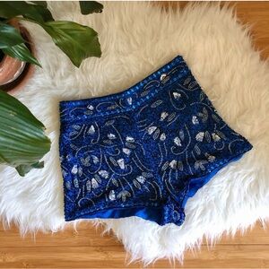 Topshop Blue Sequin Dress